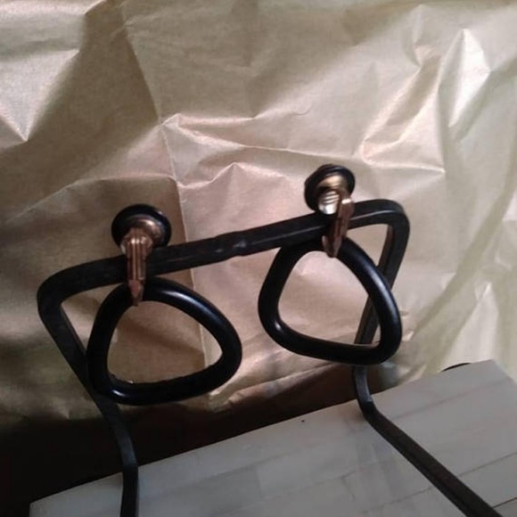 *1960's Rhinestones Clip On Earrings - Picture 3 of 3